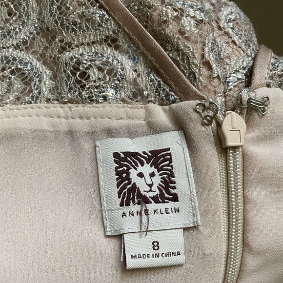 Anne Klein Champagne Evening Gown - Picture 6 of 6